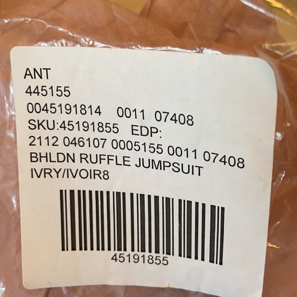 !NEW! Never worn, Monique Lhuillier ruffle jumpsuit - Picture 5 of 6